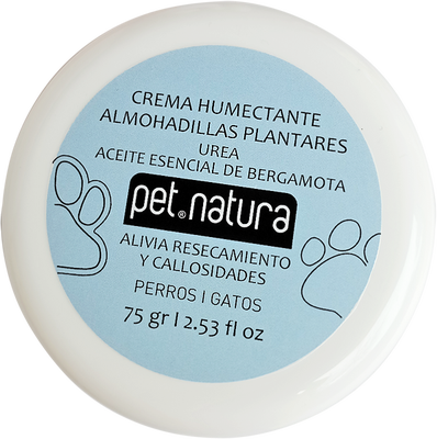 Crema Humectante de Almohadillas Plantares y Callosidades Pet Natura 75ml